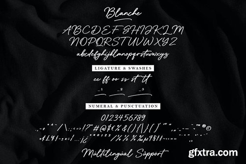 Blanche - Brush Script Font 5SUW7F2