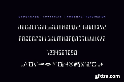 Stuck Techno Font NAZF47P