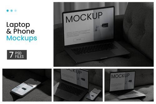 Laptop & Phone Mockups