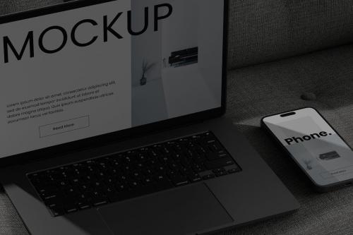 Laptop & Phone Mockups