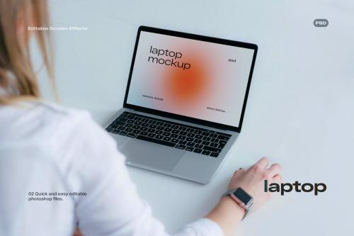 Laptop Display Screen Mockup