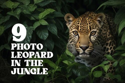 Deeezy - 9 Leopard in the Jungle Stock Images