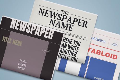 Deeezy - Newspaper Quick Illustrator Pages Templates