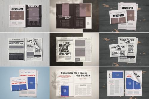 Deeezy - Newspaper Quick Illustrator Pages Templates