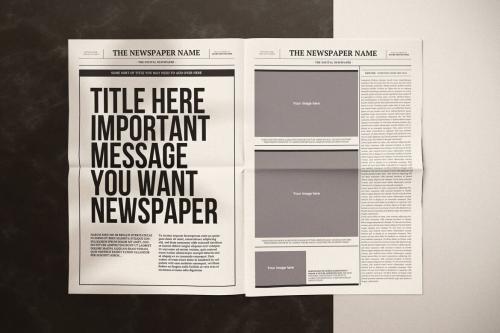 Deeezy - Newspaper Quick Illustrator Pages Templates