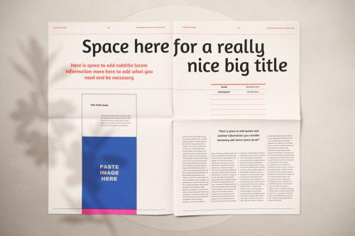 Deeezy - Newspaper Quick Illustrator Pages Templates