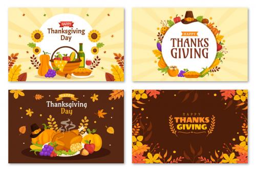 Deeezy - 30 Happy Thanksgiving Day Illustrations