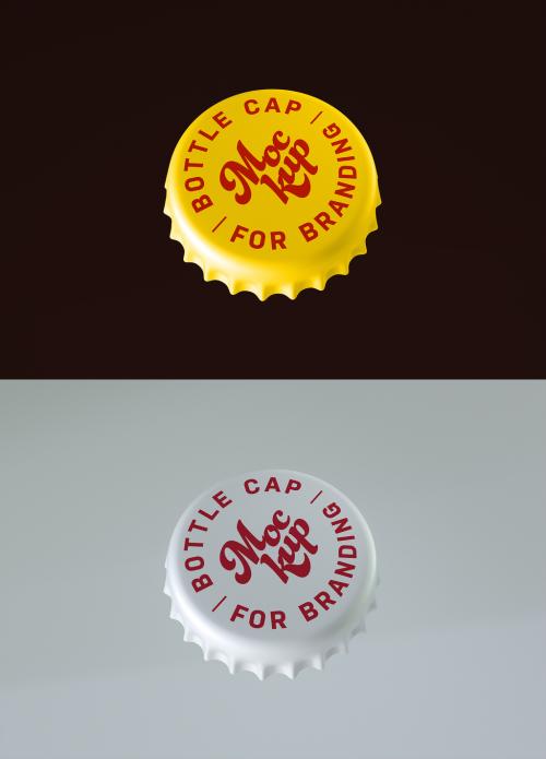 Bottle Cap Mockup - 331715323