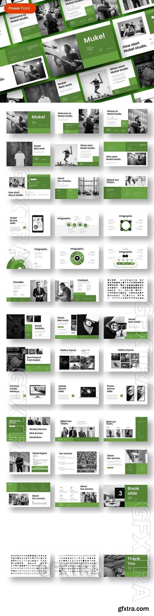 Mukel - Business PowerPoint Template JXZCPCD