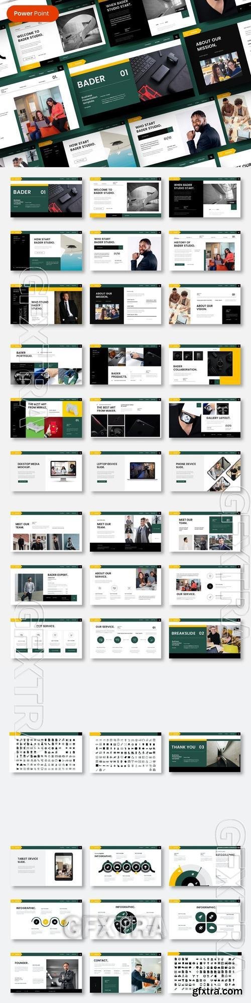 Bader - Business PowerPoint Template 6V62G7S