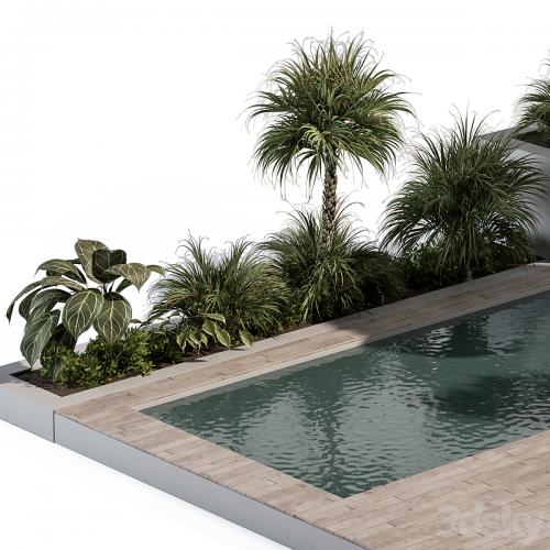 Backyard and Landscape Furniture with Pool 05