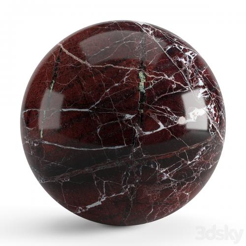 Red marble. 7 textures at 8k