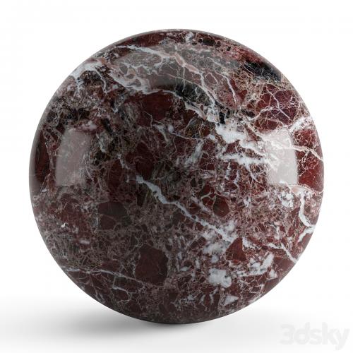 Red marble. 7 textures at 8k