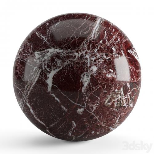 Red marble. 7 textures at 8k