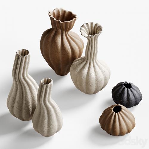 Set of decorative vases MALENE KNUDSEN