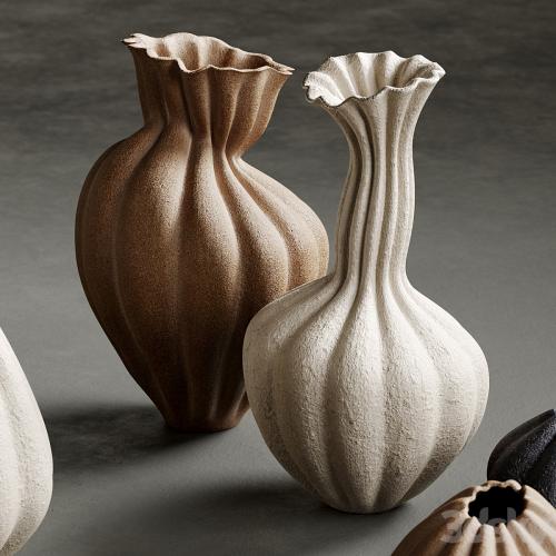 Set of decorative vases MALENE KNUDSEN