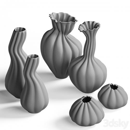 Set of decorative vases MALENE KNUDSEN