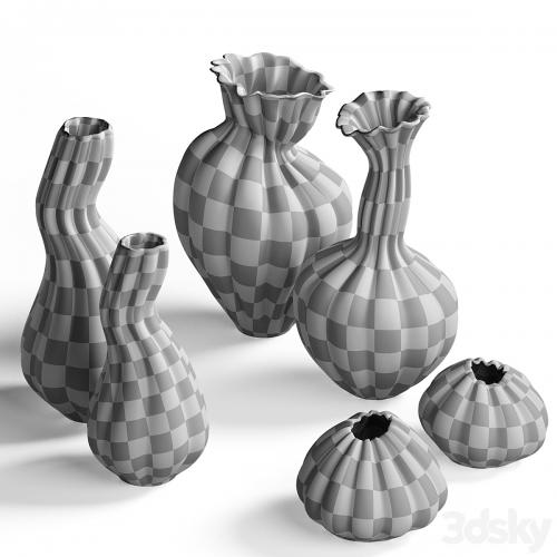 Set of decorative vases MALENE KNUDSEN