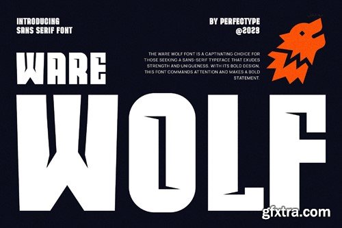 Ware Wolf Modern Futuristic Sans Serif Font R6VBXQF