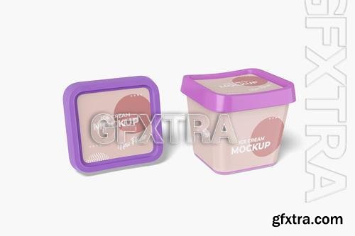 Ice Cream Container Mockup S7KP5GB