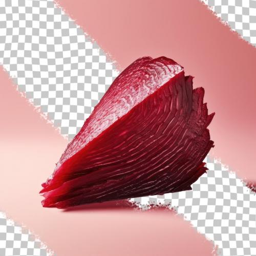 Beet Slice On Transparent Background