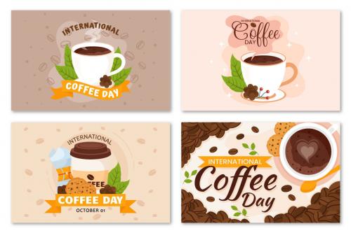 Deeezy - 16 International Coffee Day Illustration