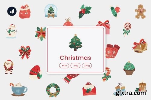 Christmas Icon Pack 15xSVG