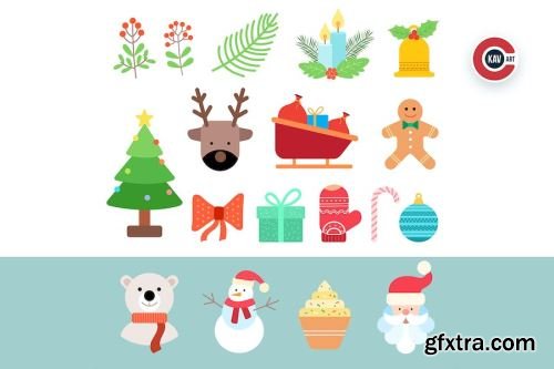 Christmas Icon Pack 15xSVG