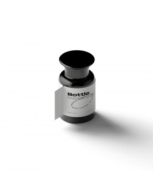 Creatoom -  Bottle Mockup V9 Isometric