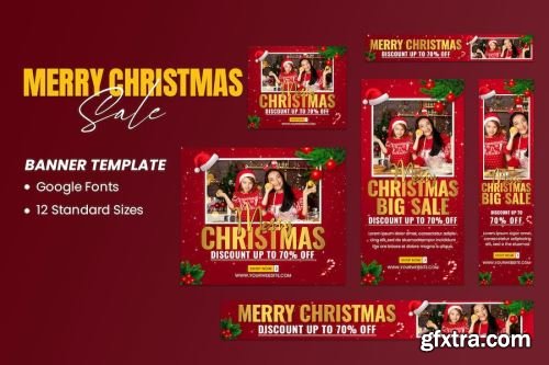 Christmas Social Media Graphic Kits 14xAI