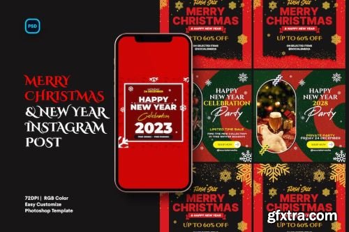 Christmas Social Media Graphic Kits 14xAI