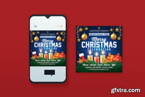 Christmas Social Media Graphic Kits 14xAI