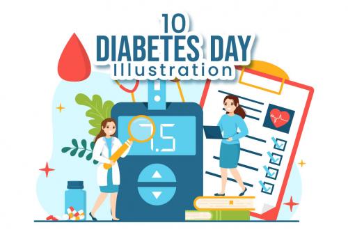 Deeezy - 10 World Diabetes Day Illustration