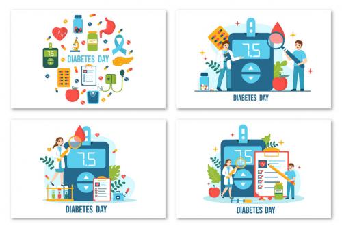 Deeezy - 10 World Diabetes Day Illustration