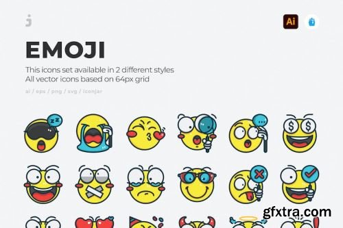 Emoji Icon Pack 15xAI