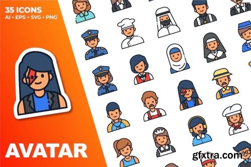 Avatar Icons Pack 15xAI