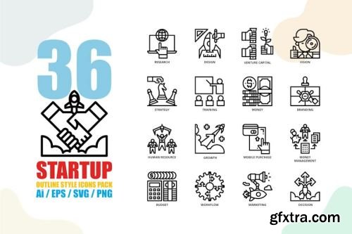 Startup Icon Pack 13xAI