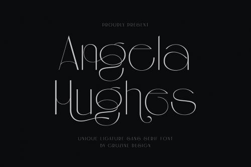 Deeezy - Angela Hughes Elegant Ligature Sans