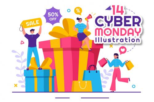 Deeezy - 14 Cyber Monday Event Illustration