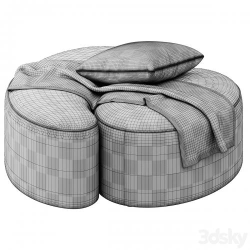 Goa Poufs by ETRO Home Interiors