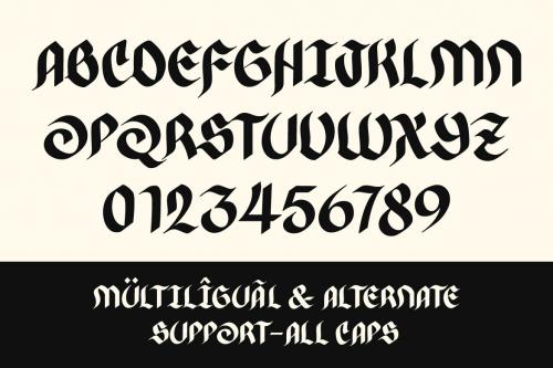 Deeezy - Brother Blackletter Font