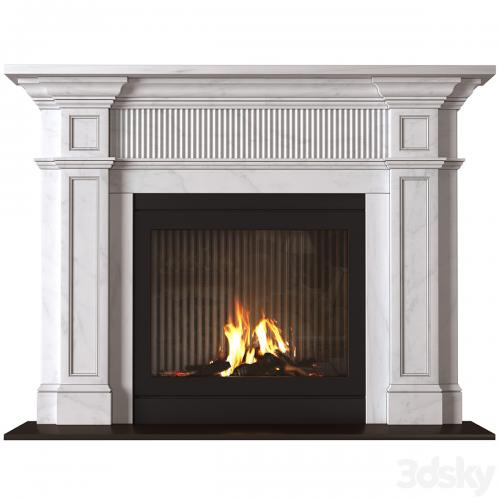 Marble modern Fireplace in Art Deco style. Marble Fireplace modern ArtDeco