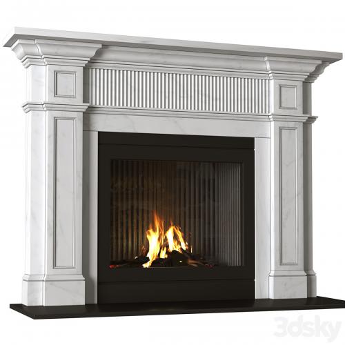 Marble modern Fireplace in Art Deco style. Marble Fireplace modern ArtDeco