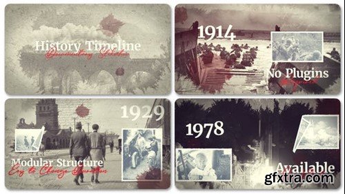 Videohive History Timeline Documentary Slideshow 49907418