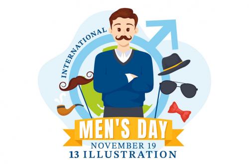 Deeezy - 13 International Men's Day Illustration