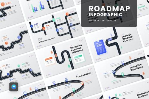 Roadmaps Keynote Infographic