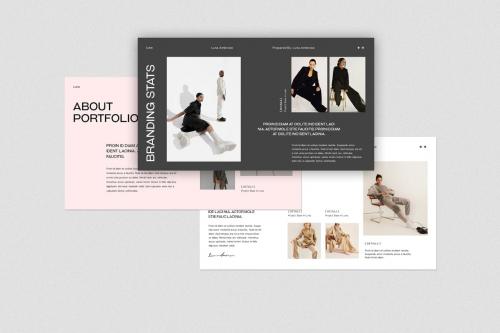 Luna Brand Portfolio PowerPoint Template