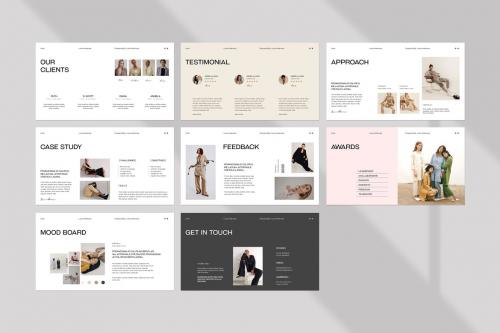 Luna Brand Portfolio PowerPoint Template