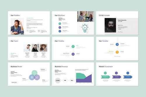 Investor Pitch Deck PowerPoint Template