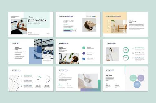 Investor Pitch Deck PowerPoint Template